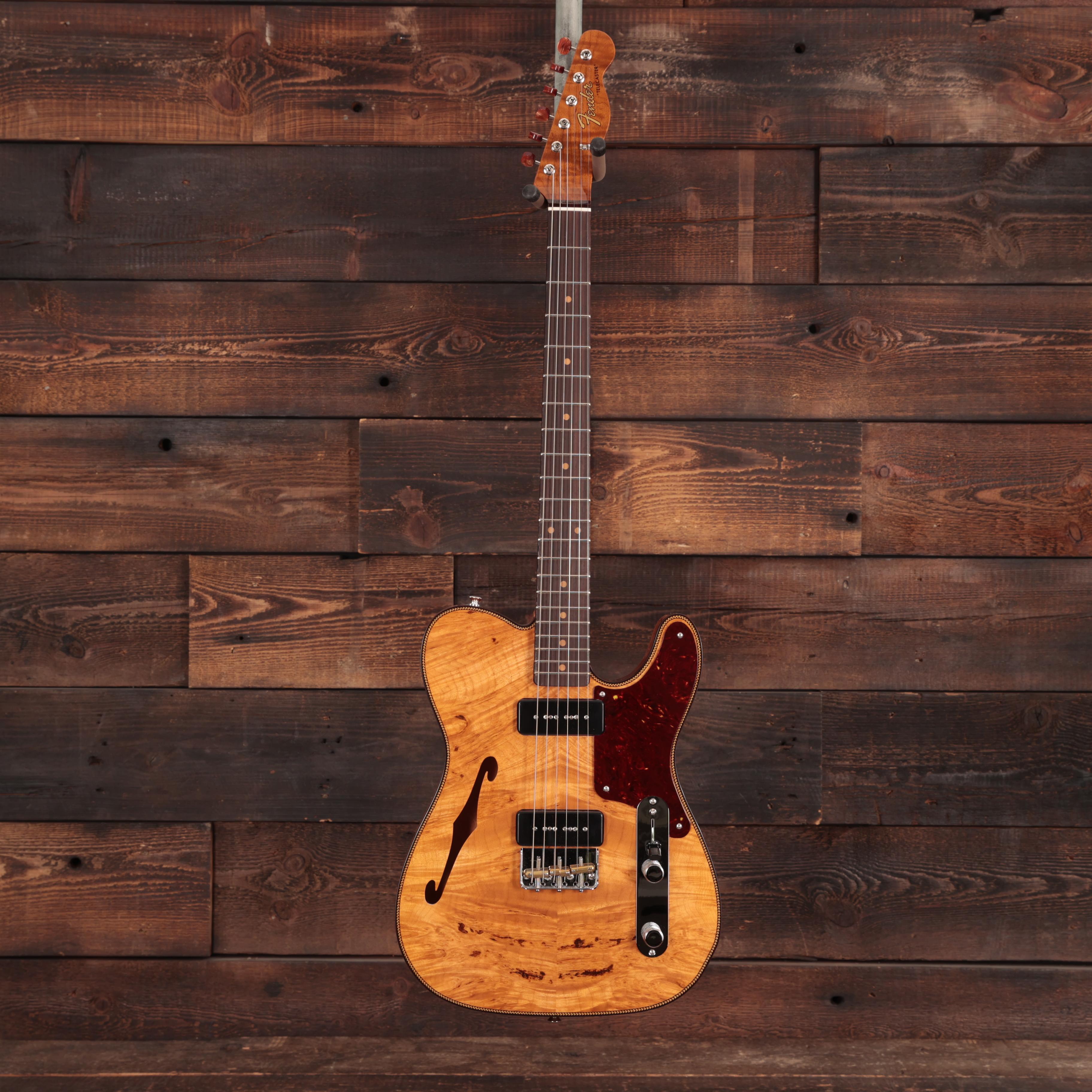 Fender Custom Shop Artisan Dual P-90 Maple Burl Telecaster